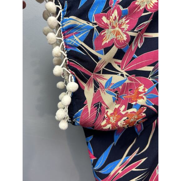 Umgee Kimono Cardigan Women’s Size S/M Multicolor Floral Bold Boho Open Front - Picture 7 of 9